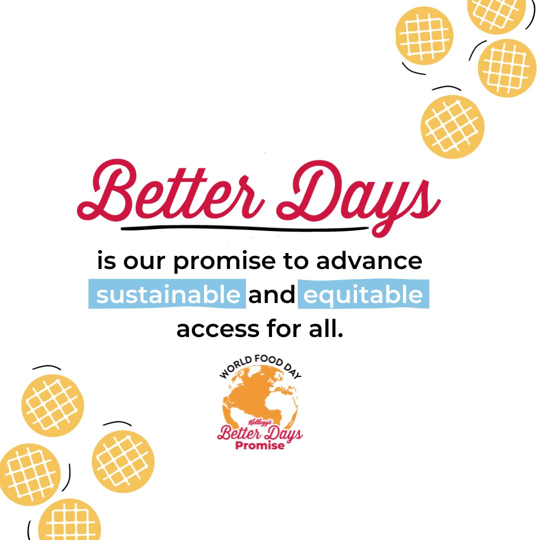 Our vision of a good + just world fuels our work around the world to create #betterdays by addressing food insecurity. A program in Mexico fed more than 6,000 kids! Learn more: newsroom.kelloggcompany.com/Kellogg-and-Co…
#WorldFoodDay2022