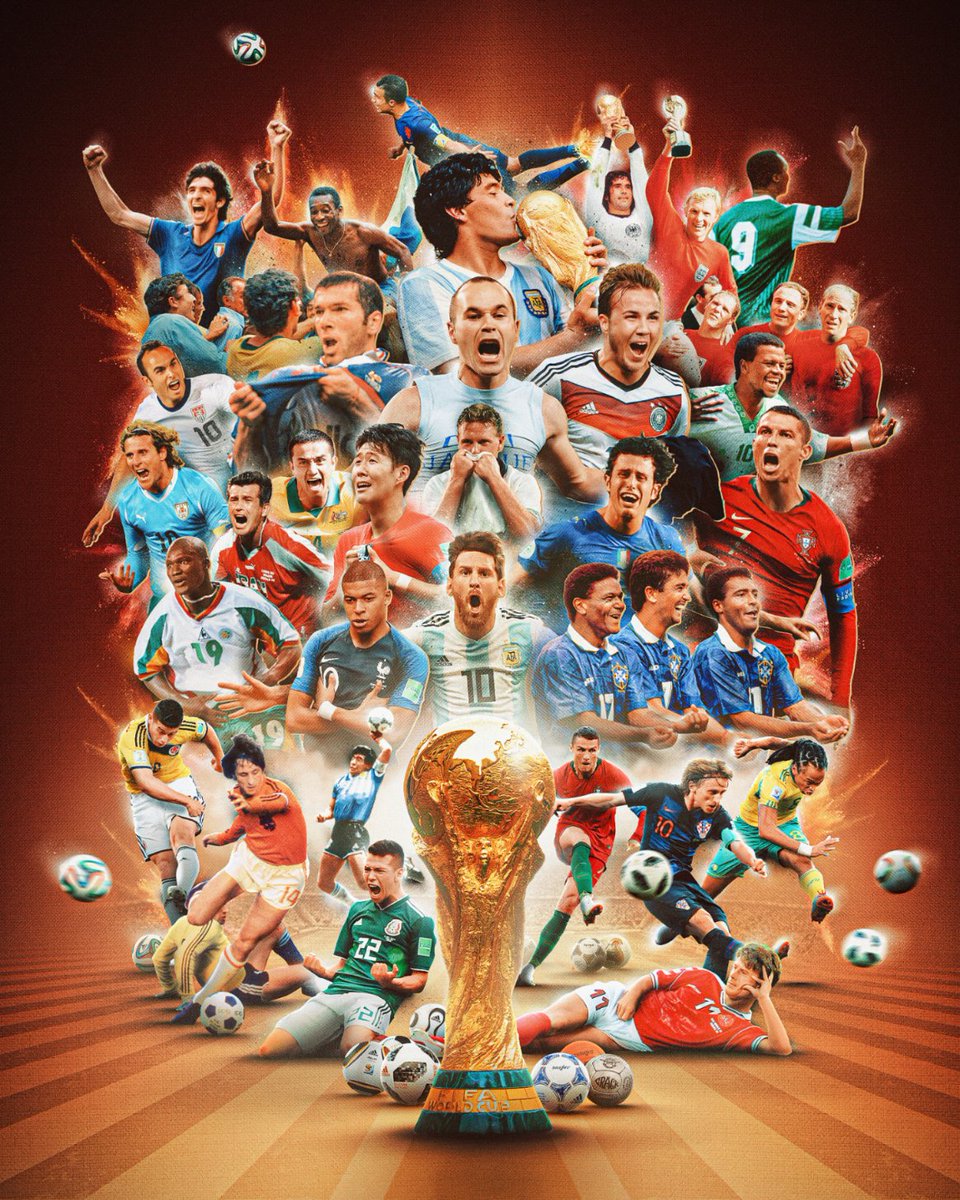 FIFAWorldCup's tweet image. Some of the most iconic #FIFAWorldCup moments ✨

Which one will you never forget? 💭