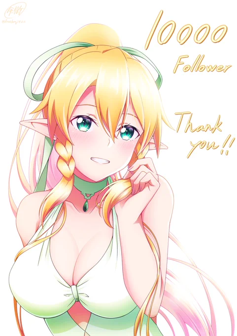 めっっちゃくちゃ遅くなったけど、改めてフォロワー10000人突破ありがとうございました!ってことで、記念絵やっと描けた_φ(‾▽‾;)これからも気軽に絵を見てってくれると嬉しいです!╰(*'︶`*)╯ 