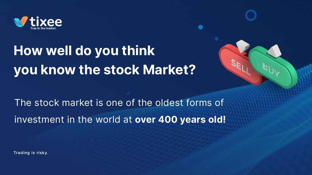 tixeetrading's tweet photo. How old do you think the stock market is? You’d be surprised. 🤔
It’s believed that the Dutch East India Company created a rudimentary form of the stock market back in 1602, known as “stocks”! 🤓
-
#FunFact #tixee #truetothemarket #forexfact #trading https://t.co/5CU1YLocQz