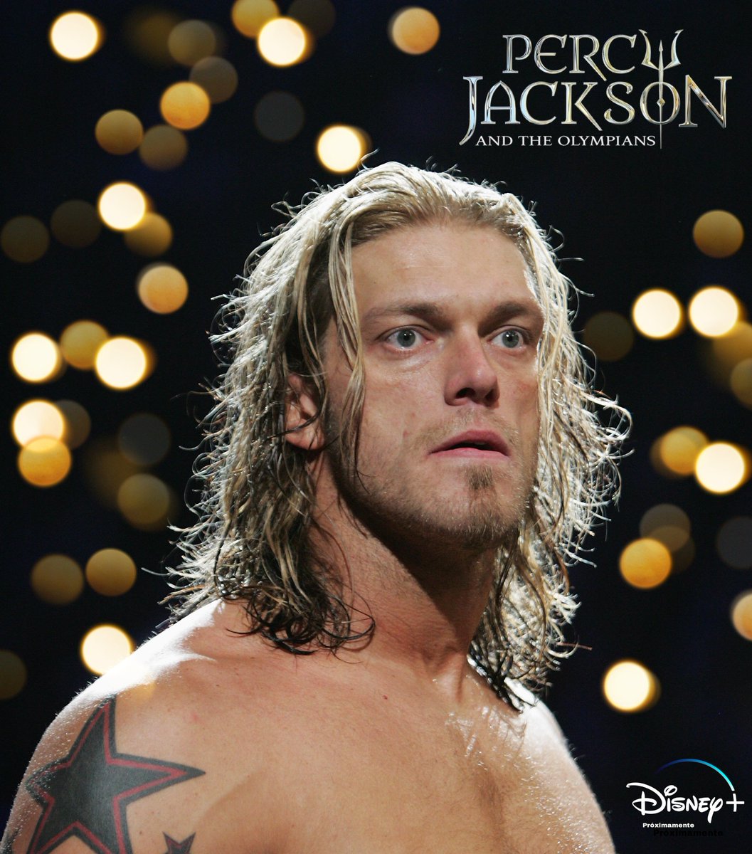 CineTon1's tweet photo. La superestrella de la WWE, Edge será Ares en Percy Jackson and the Olympians. La serie está prevista a estrenarse en el año 2️⃣0️⃣2️⃣4️⃣ https://t.co/d3VTFxjIz0