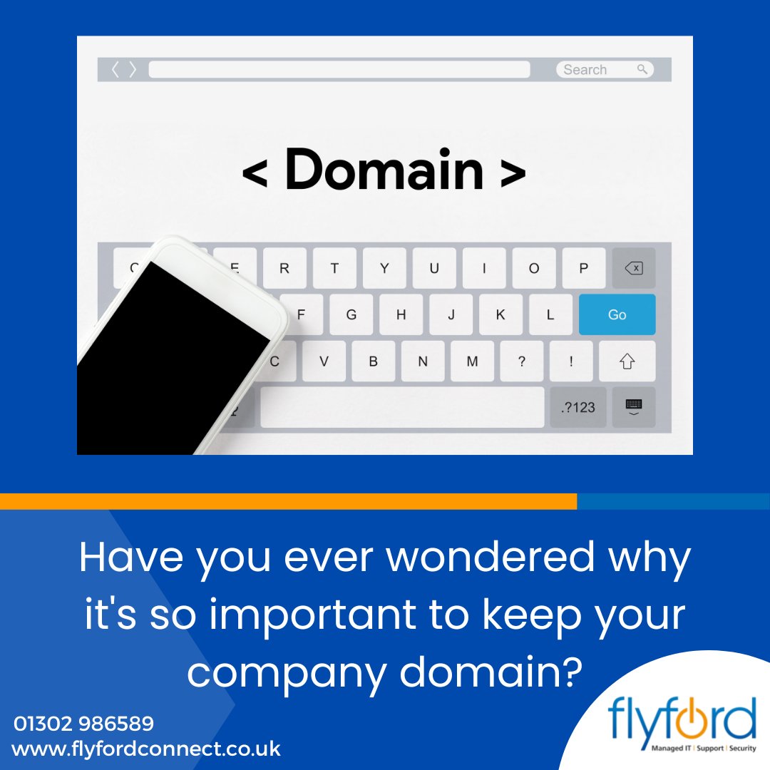 FlyfordConnect's tweet photo. Have you ever wondered why it's so important to keep your company domain?

Check out our linkedin post for more info 

https://t.co/bpyWmGbseQ https://t.co/mL8VBw6TWv