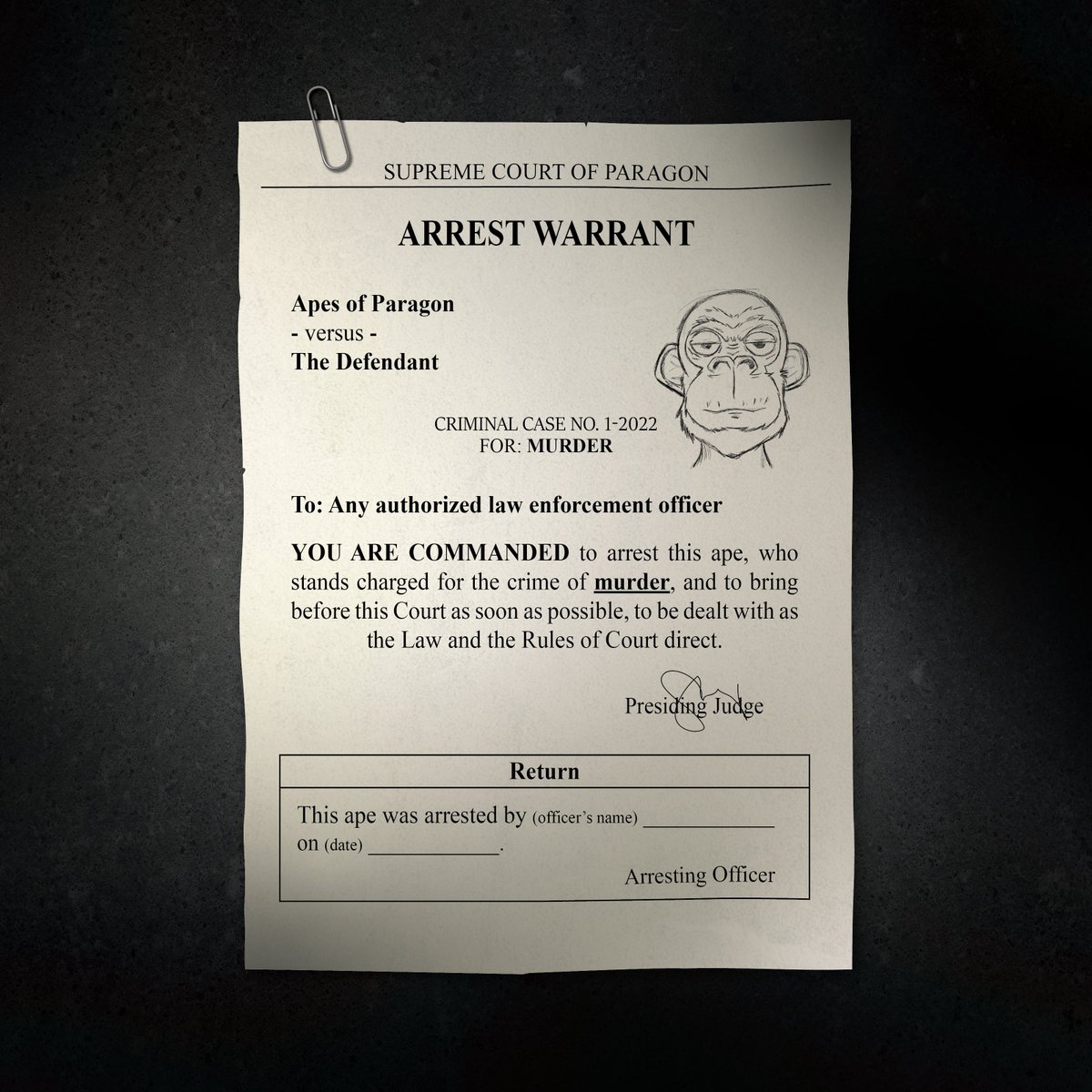 snekkill's tweet photo. 🩸TO OUR LOYAL FOLLOWERS!🩸

FIRST 20 PEOPLE TO COMMENT IN THIS TWEET IS ILLEGIBLE TO MINT AN ARREST WARRANT FOR 3 ADA! 🕵️🕵️🕵️🕵️

GOOD LUCK! 

#MadApeSyndicate #Cardano #NFT https://t.co/S5O4pcfKBs