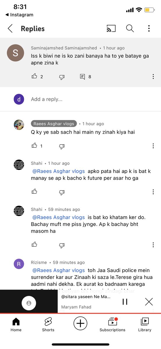 d2tfkqrqqq's tweet photo. @Absher @HRHPFAISAL1 this guy on youtube, claims he has done zinah, now he is sitting in madina threatening women that he will leak their pictures. #Saudi_Arabia https://t.co/E10ysiMVpA