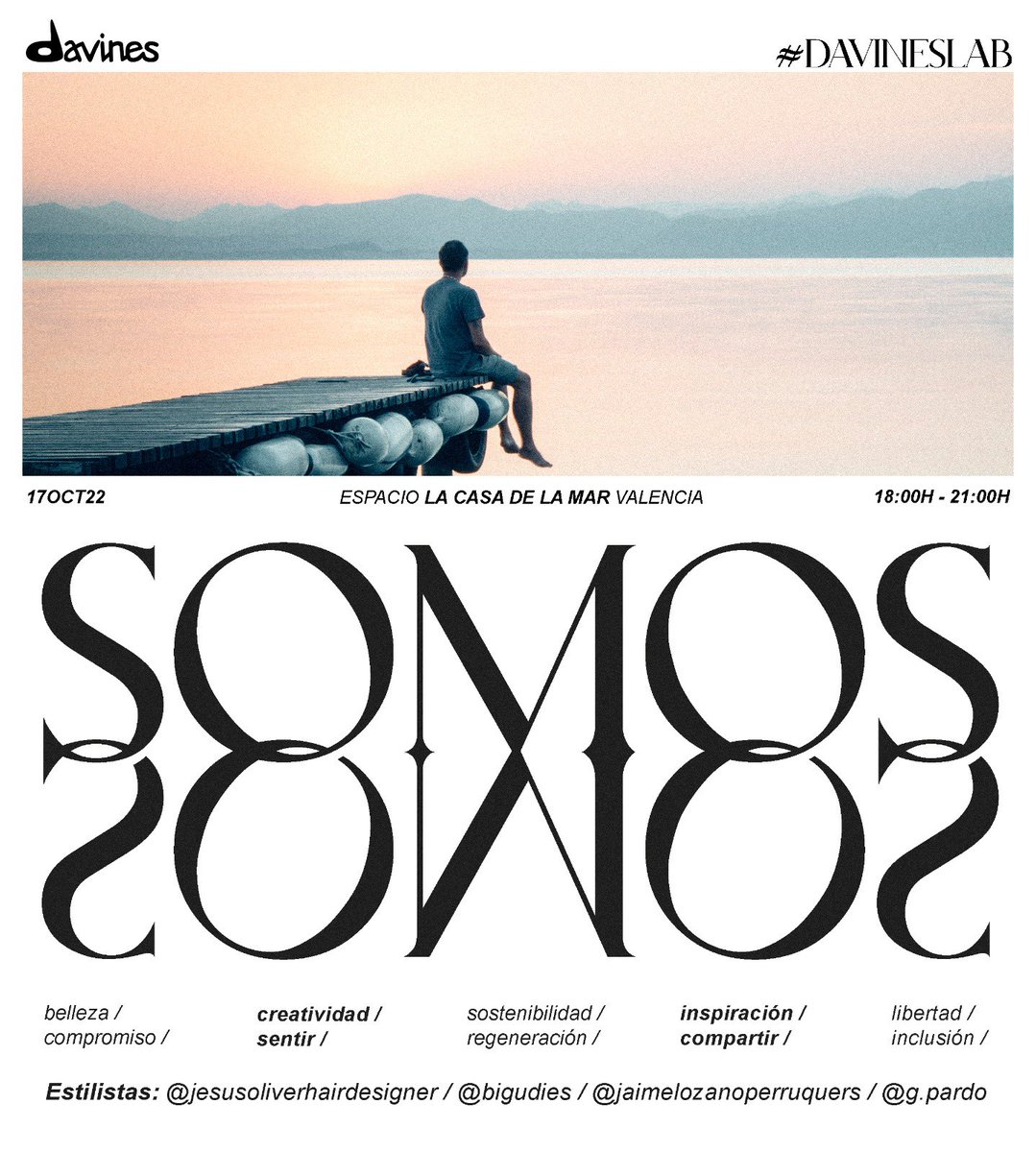 SolentineC's tweet photo. Encuentro inspiracional Davines 🙌🏽
🗓17 de octubre 
📍La Casa de la Mar, Valencia
💲Gratuito para Salones Davines
ℹ️ Más info 👇🏼
https://t.co/0dwzpXlSrI https://t.co/0BcQUpfb02