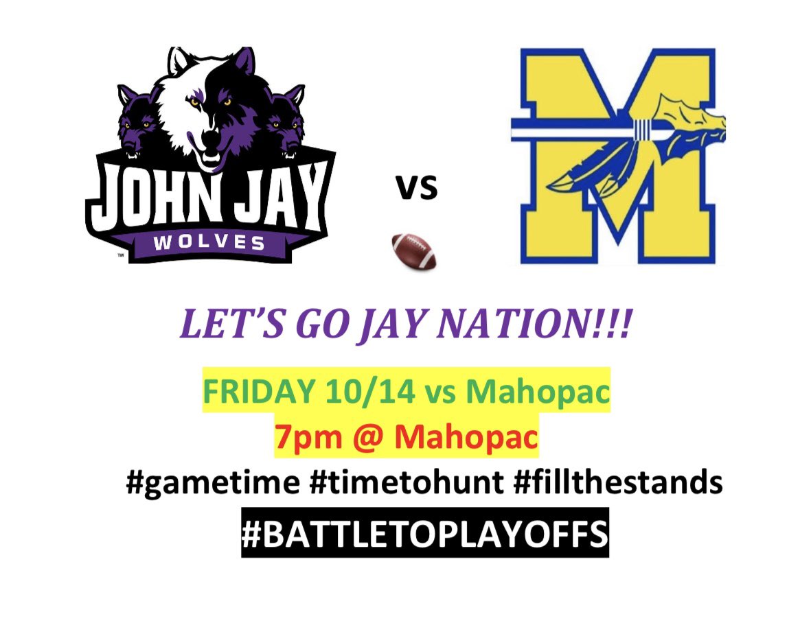 John Jay CR Football Touchdown Club (@jjcrtouchdown) on Twitter photo 