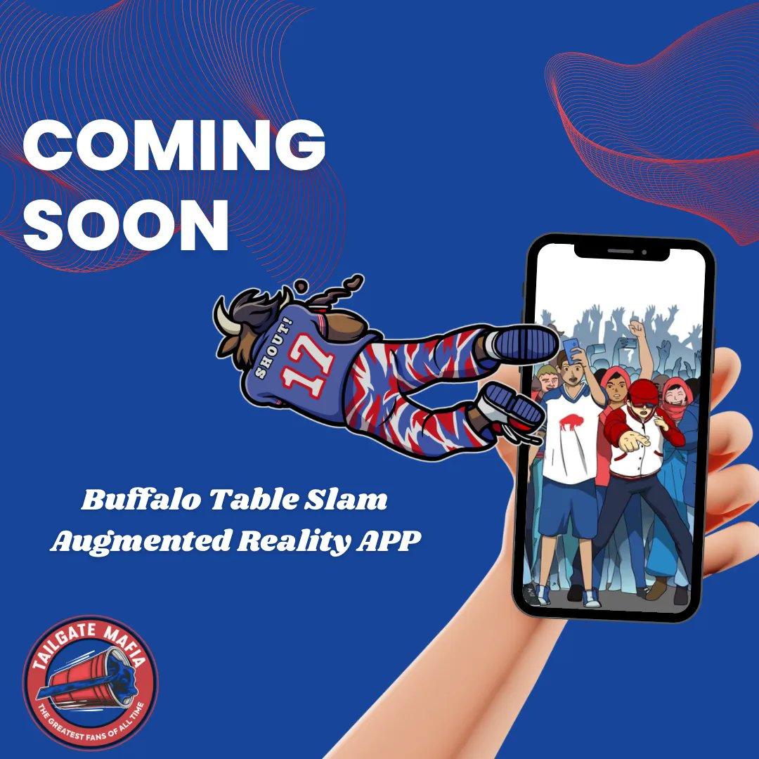 MafiaTailgate's tweet photo. Buffalo Table Slam AR App Loading……
•
•
•
• 
•
 #letsgobuffalo #buffalobills #buffalo #joshallen #bills #billsmafia #billsbyabillion #tailgatemafia https://t.co/cPPfSWwvA3