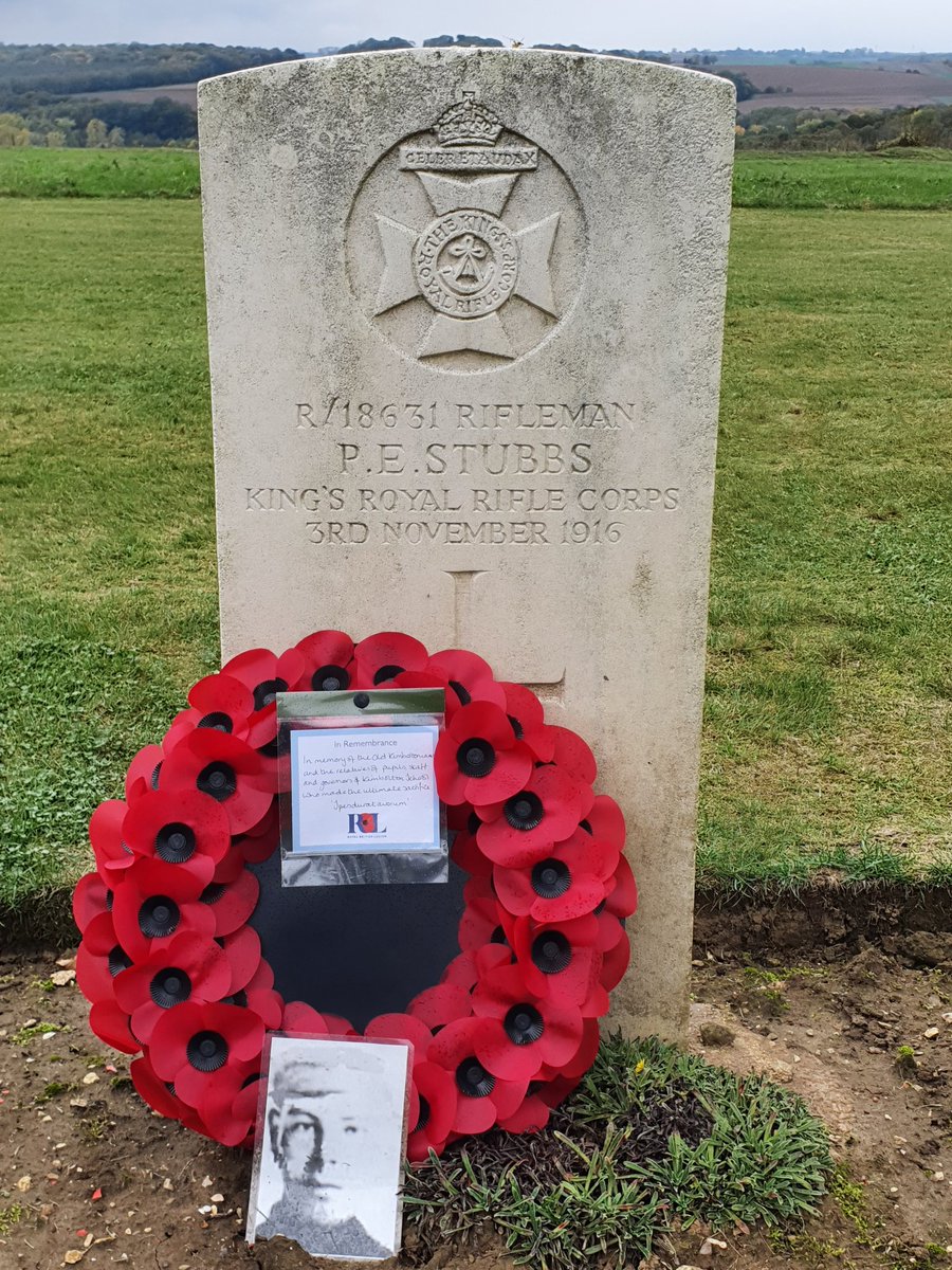 KimboltonHist's tweet photo. Ulster Tower and Beaumont-Hamel followed by a service at Thiepval Memorial - Philip Stubbs (OK), KIA 3rd November at the Somme, aged 18. @EngatKimbolton https://t.co/UNE7wPNeuJ