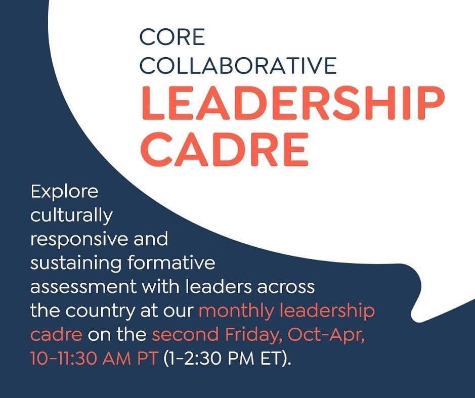 bloomberg_paul's tweet photo. Today we are launching 🚀 our 3rd annual monthly leadership cadre. 

We are exploring formative assessment through a cultural lens based on our forthcoming 📚 | Amplify Learner Voice through Culturally Responsive-Sustaining Assessment https://t.co/t07GXO3xs4 https://t.co/J72vCQgJkG