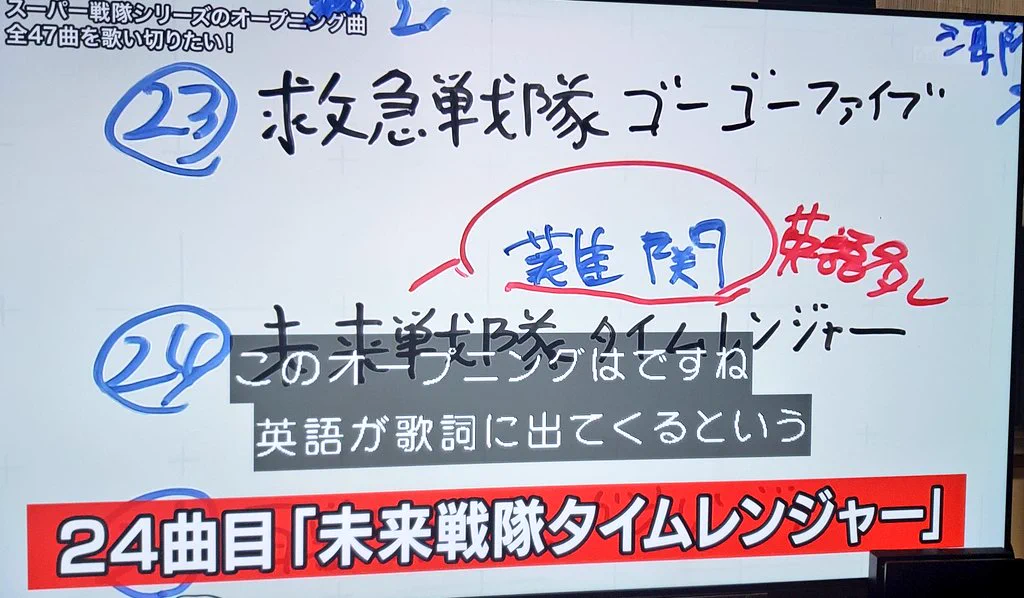 探偵ナイトスクープの依頼に感動！歴代スーパー戦隊のOPを歌いきる！！