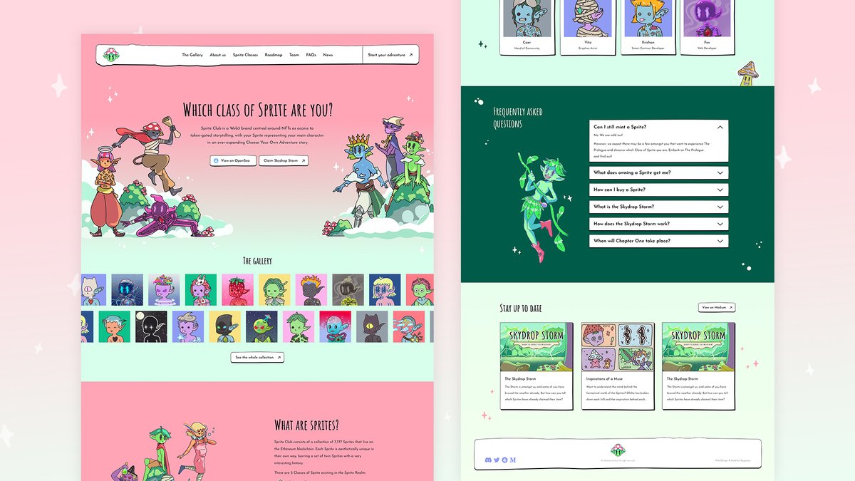 Avarkยฎ | Web3 Design Agency - ๐ #Token2049 Dubai (@avarkagency) on Twitter photo ๐Take a look at our recent work with <a href="/spriteclubNFT/">Sprite Club ๐</a>
๐๏ธNot only did we enjoy designing the site, our devs had the pleasure of building it too
๐คฉCheck out the handy-work of our design and development teams below
Full case study coming soon...๐
#webdesign #web3design #nft #web3 ๐Take a look at our recent work with <a href="/spriteclubNFT/">Sprite Club ๐</a>
๐๏ธNot only did we enjoy designing the site, our devs had the pleasure of building it too
๐คฉCheck out the handy-work of our design and development teams below
Full case study coming soon...๐
#webdesign #web3design #nft #web3