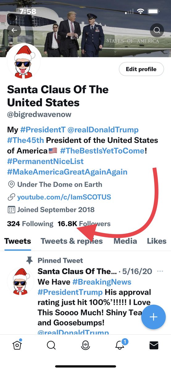 bigredwavenow's tweet photo. Good Morning☀️! My followers keep dropping so how about a #QDrop #168! What’s crazy is it was the 13th Yesterday! #HoHoHo #SantaThug #PresidentT @realDonaldTrump @Mike_Pence @DanScavino @DonaldJTrumpJr @EricTrump @realLizUSA #ThatWasYesTerDay #SC https://t.co/oN1o8EE66y