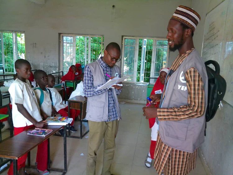 YerwaF's tweet photo. YEF providing technical support at BESDA schools in Borno state https://t.co/cZ3ITqMotb
