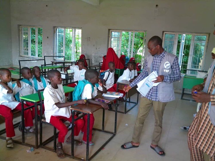 YerwaF's tweet photo. YEF providing technical support at BESDA schools in Borno state https://t.co/cZ3ITqMotb