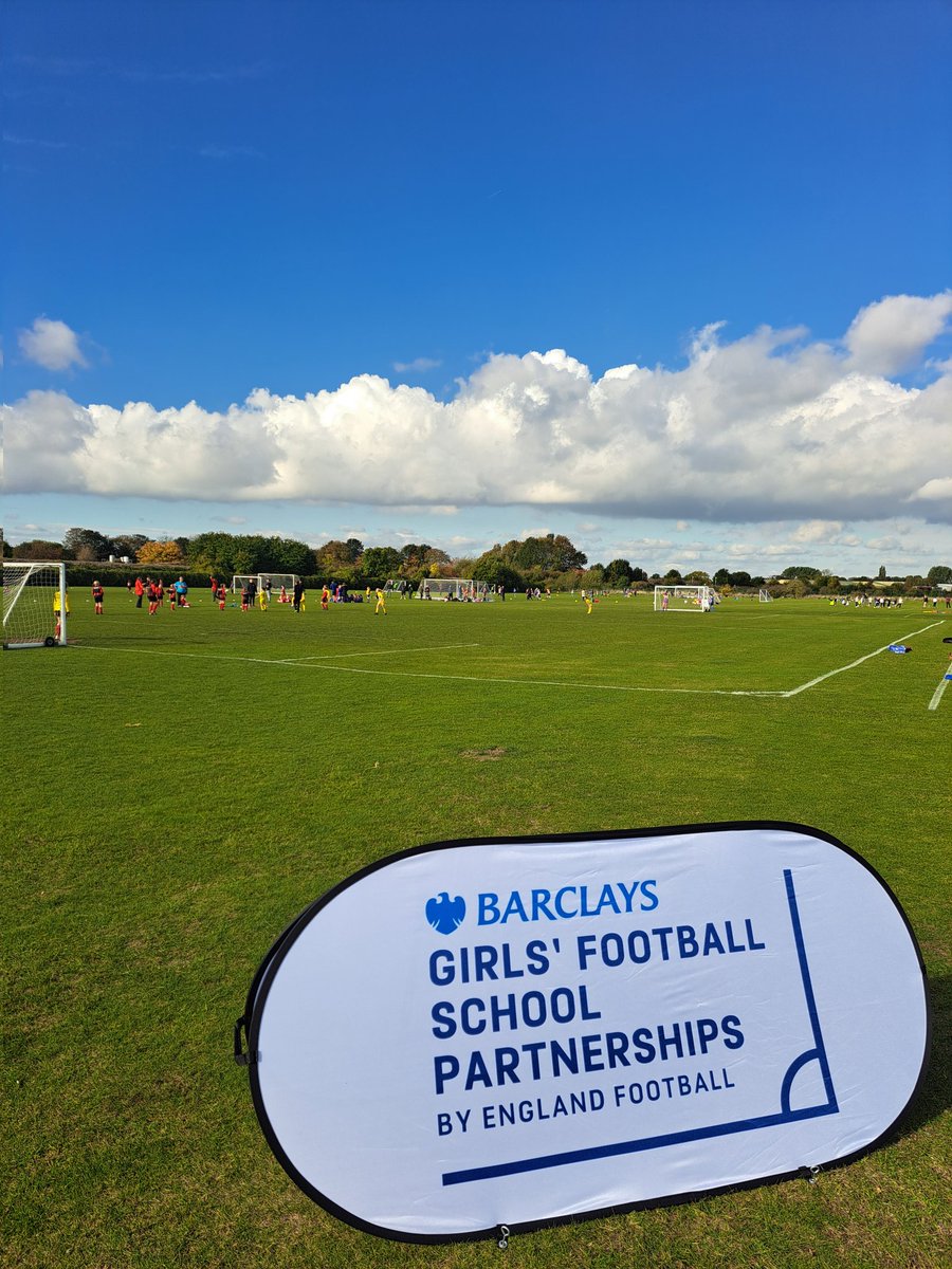 CGSOutreach's tweet photo. We really enjoyed hosting today's Girls' Football Festival. 289 girls attended today's session inspired by the #Lionesses ⚽️ Thank you all for attending! #ThisGirlCan https://t.co/dfSEeUBHuu