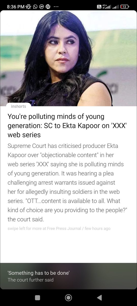 ratneshofficial's tweet photo. सही ठांसा सुप्रीम कोर्ट ने इस मोहतर्मा को।

#EktaKapoor #SupremeCourt #SupremeCourtOfIndia https://t.co/uRy8mSmY10