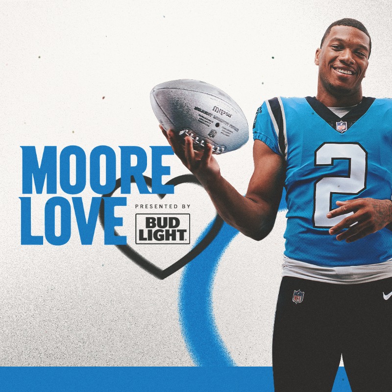 Panthers's tweet photo. You play Fortnite?

RT for your chance to win Moore Love and Moore V-Bucks ⬇️