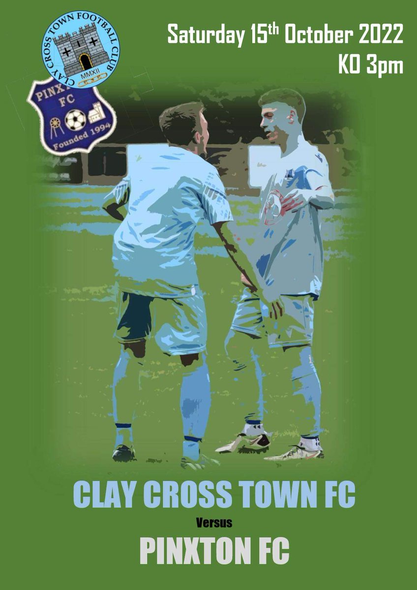 claycrosstownfc's tweet image. Calling all @ChesterfieldFC fans. If you've not been lucky enough to get a ticket for tomorrow then why don't you come and watch some local step 7 football.. £3 entry⚽️👍