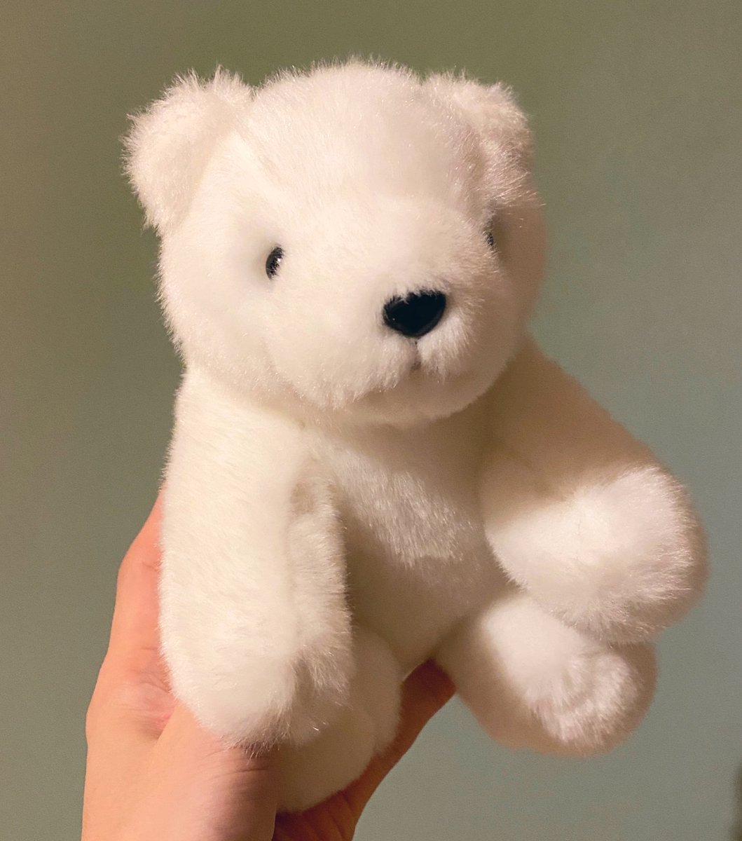 呑みから帰宅した旦那が白くまのぬいぐるみ見ながら「こうゆう人になりたかった」って言ってる