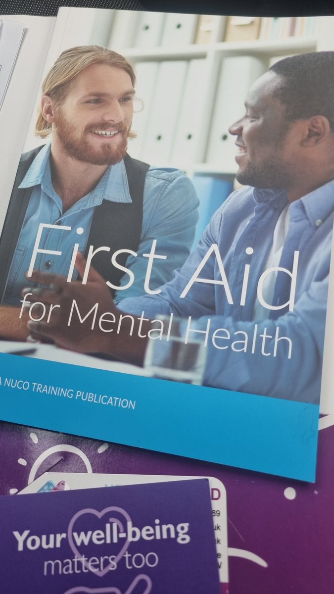 PimmEmily's tweet image. This week i've enjoyed completing a First Aid for Mental Health course. You really never know what people are going through but increased awareness &amp;amp;knowledge on how 2 sign post people feels like a step in the right direction-Thank you @HD_Joanna @HD_Learning #MentalHealthMatters