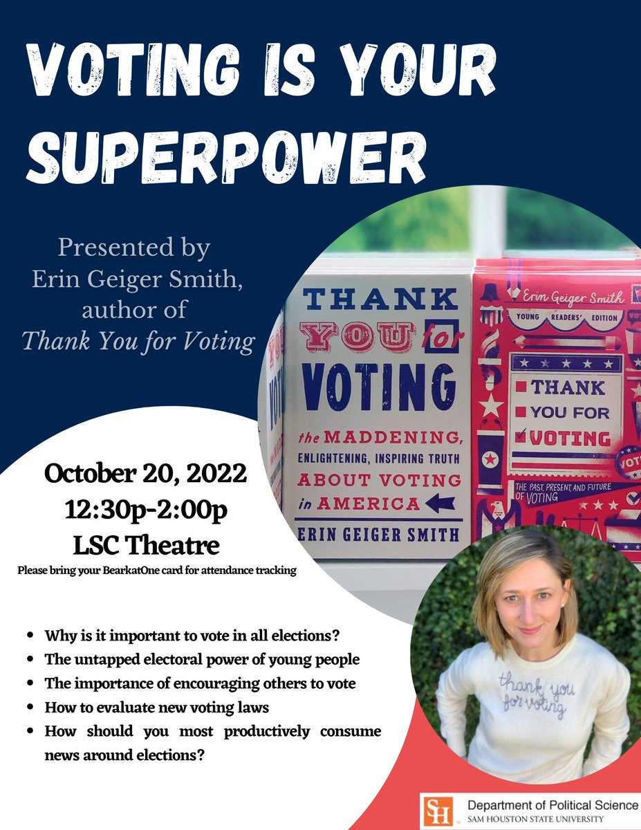 SHSU Political Science tweet media