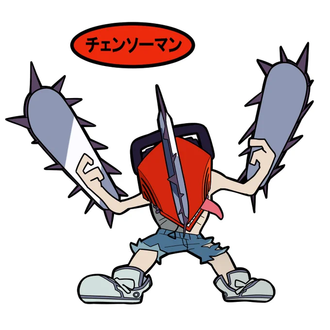 チェンソーマンパンデコキャラシール #チェンソーマン 