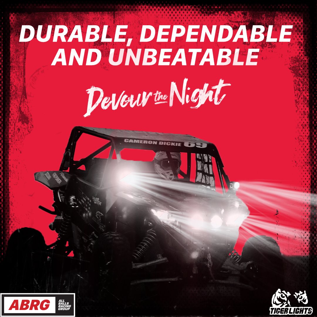Defeat opponents and the dark with Tiger Lights Mojave Series LED lights.
#ABRG #TigerLights