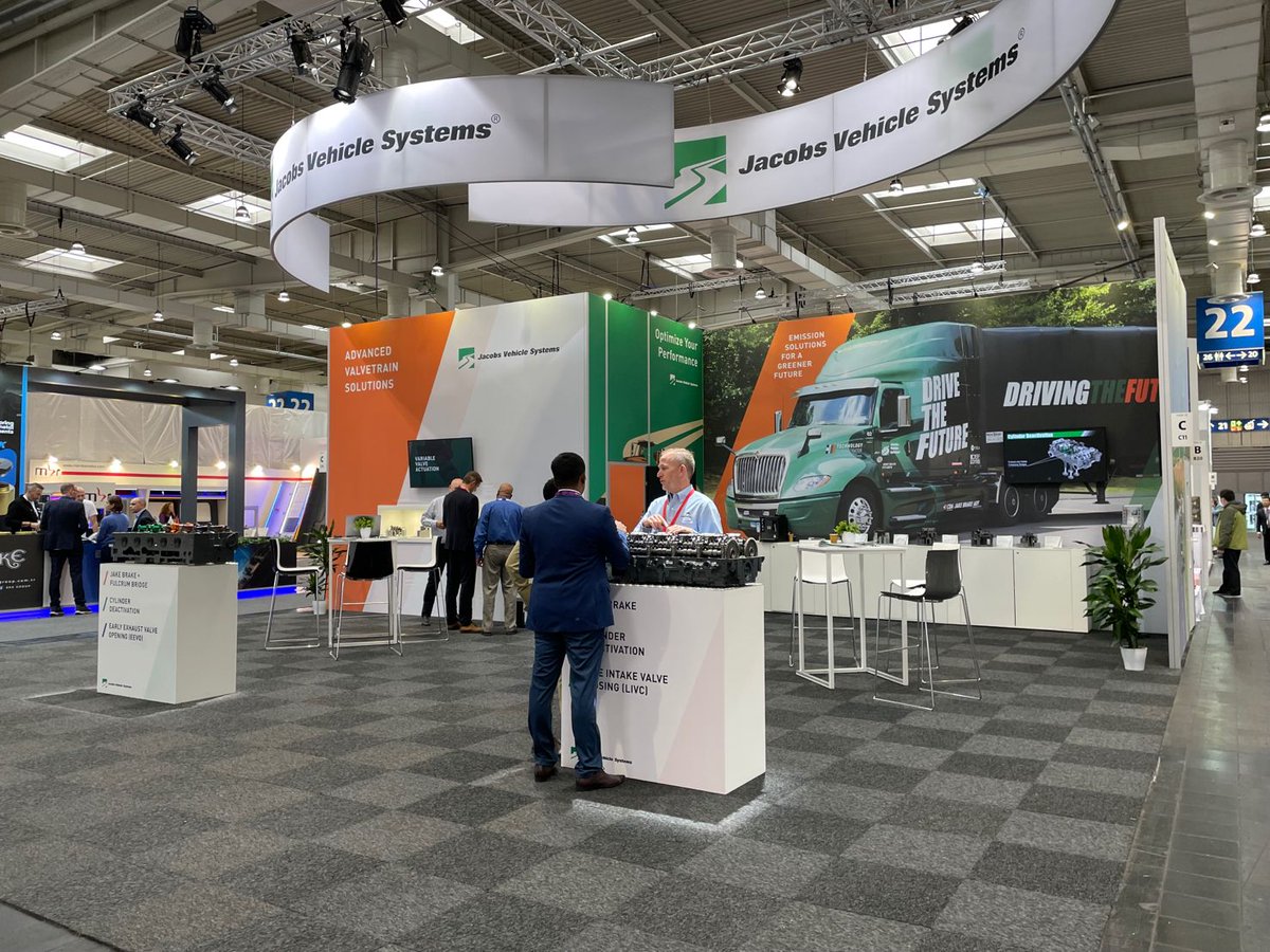 newparkcreative's tweet photo. It was a privilege working with Jacobs Vehicle Systems to design an experiential trade show booth for attendees of IAA Transportation 2022. Learn more about Jacobs at https://t.co/zkZ80g4gG4.

#IAA #JacobsDrivestheFuture #newparkcreative https://t.co/Sk8PfqLjck