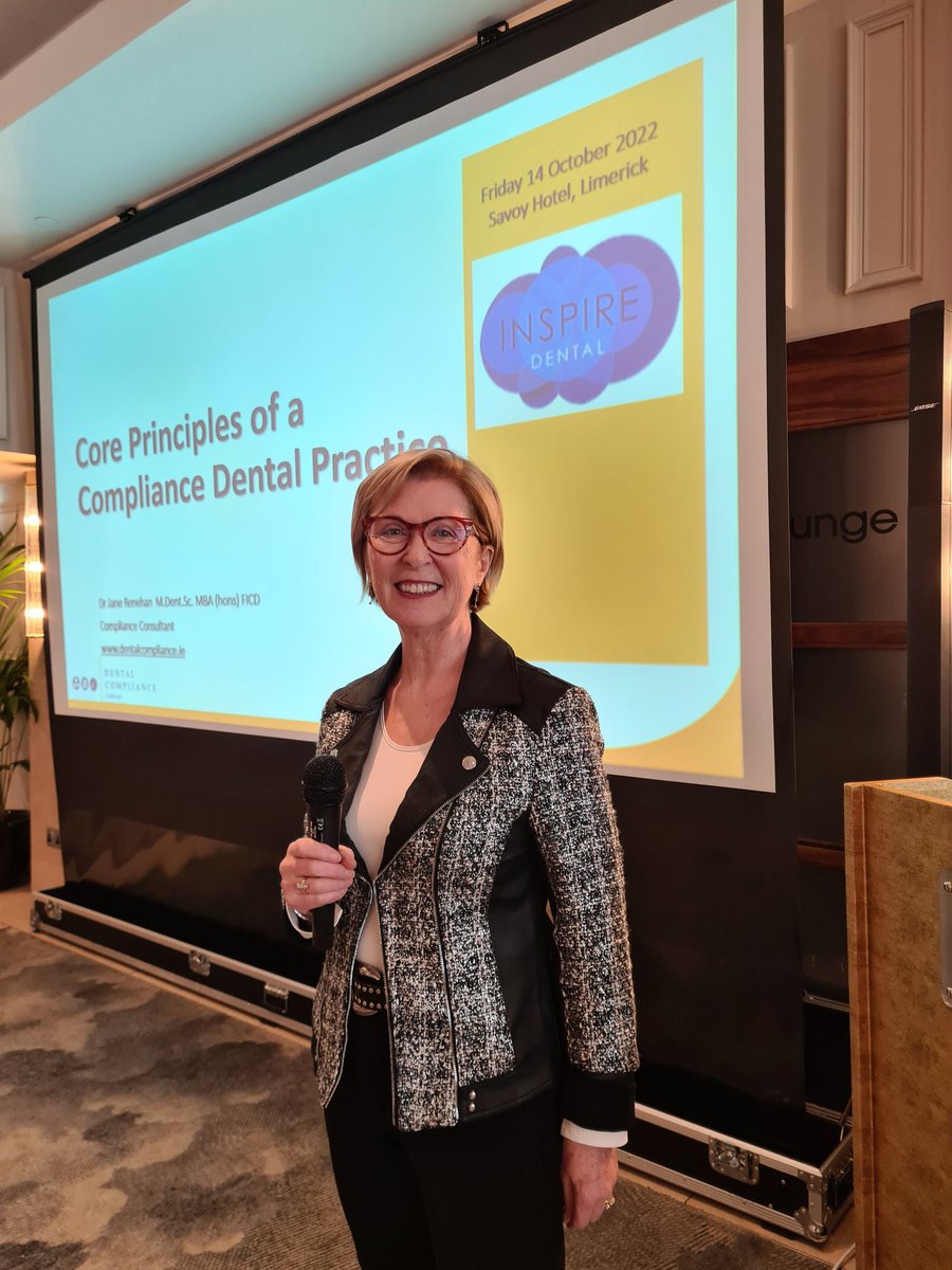 A full, attentive house at todays #Masterclass with the Inspire Group #Inspire #dentists and #dentalteams, Limerick on #compliance and #regulation for their members by @janerenehan. #Inspire22