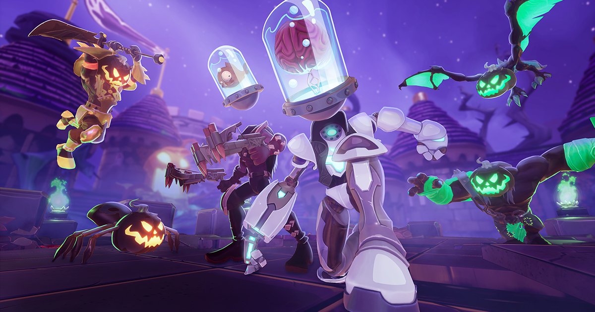 Chromatic_Games's tweet photo. 🎃 DDA Halloween Spooktacular is live on PC, Xbox and PlayStation!🎃

🎉Make sure to login and claim your Fish in a Jar Mask Transmog!🎉

👻 Also check out the new Halloween Ramparts challenge map with special victory cosmetic rewards! 💀

https://t.co/froPL0rRI9 https://t.co/osqWbUyGd0