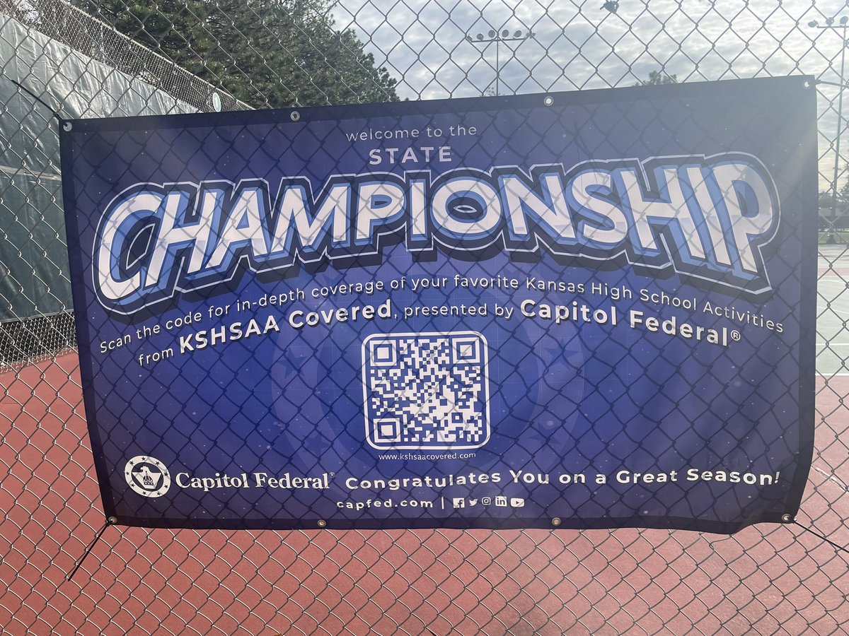 LonghoferATC's tweet photo. Proud to be covering the Class 3-1A KSHSAA state girls tennis tournament at Kossover. Good luck to everyone this state tournament weekend! Especially the Lady Vikes of Seaman High School! 👍🏻 https://t.co/Ud5esAS8P2