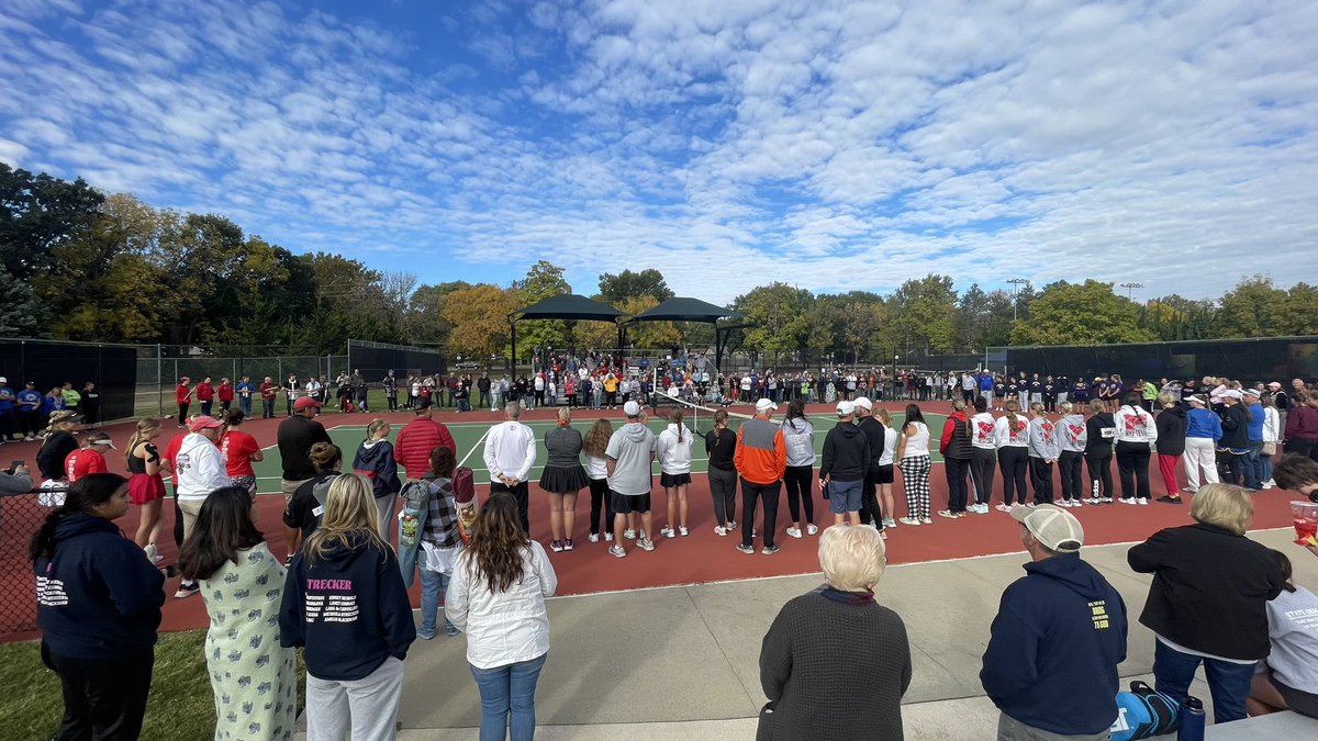 Proud to be covering the Class 3-1A KSHSAA state girls tennis tournament at Kossover. Good luck to everyone this state tournament weekend! Especially the Lady Vikes of Seaman High School! 👍🏻
