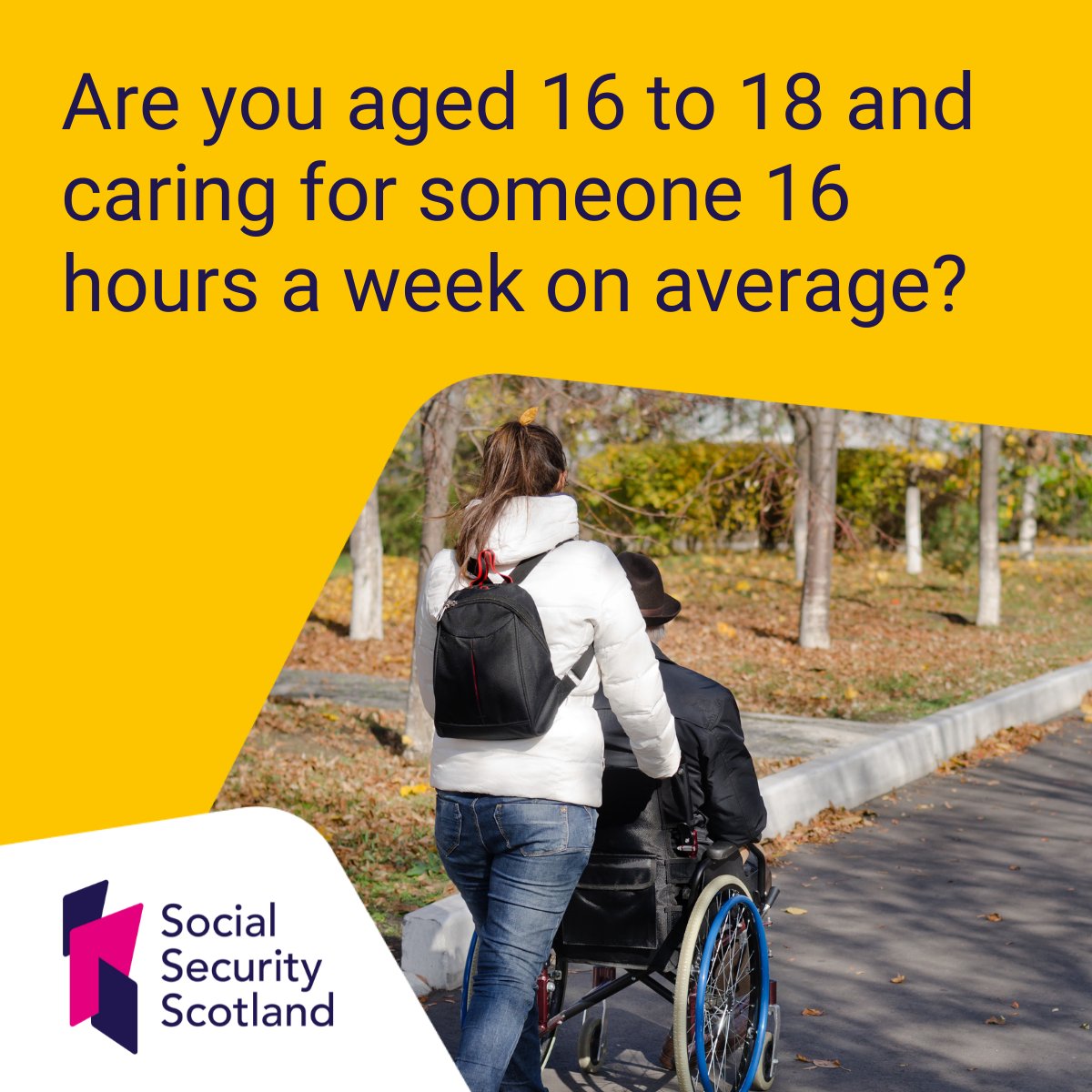 Young Carer Grant is £326.65 for people aged 16 to 18 who care for someone for 16 hours a week on average.

It's available on an annual basis so young carers who got the payment a year ago are encouraged to apply again.

Find out more: bit.ly/applyforyoungc…