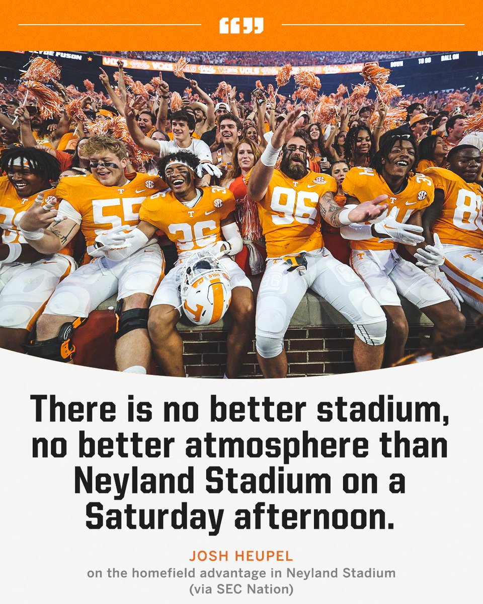 SECNetwork's tweet photo. Neyland will be ROCKING on Saturday 🏟🗣 https://t.co/qGwJFQOIog