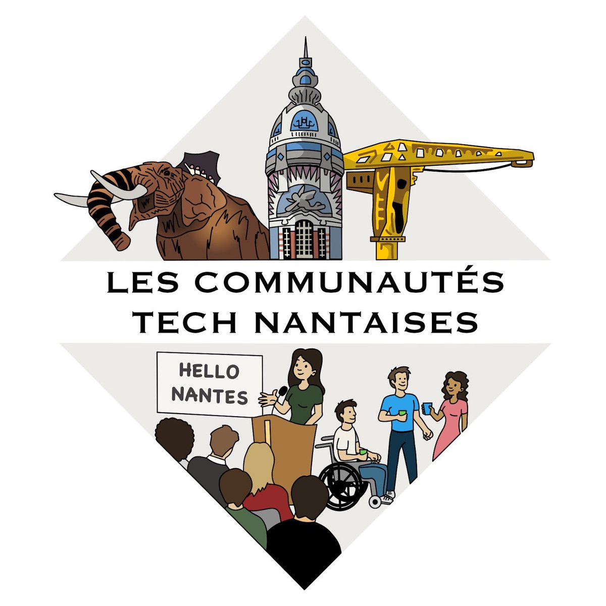 CodingGouterNan's tweet photo. 📣Les coding goûters participent au @devfestnantes 2022. Nous serons présents les 20 et 21 octobre sur le stand des communautés. Venez échanger avec nous et découvrir les autres meetups de la communauté tech nantaise 👩‍💻👨‍💻. #nantescommunity https://t.co/u6MDxraJbI