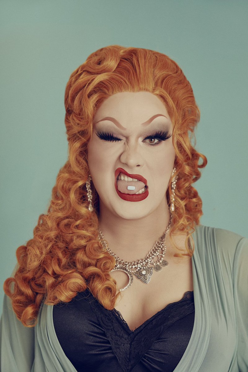 JinkxMonsoon's tweet photo. when you’re in the middle of a photo shoot and your alarm goes off to take your PrEP! @SELFmagazine 

Photo by @davidurbanke 🖤 https://t.co/d8q5A9MnQL