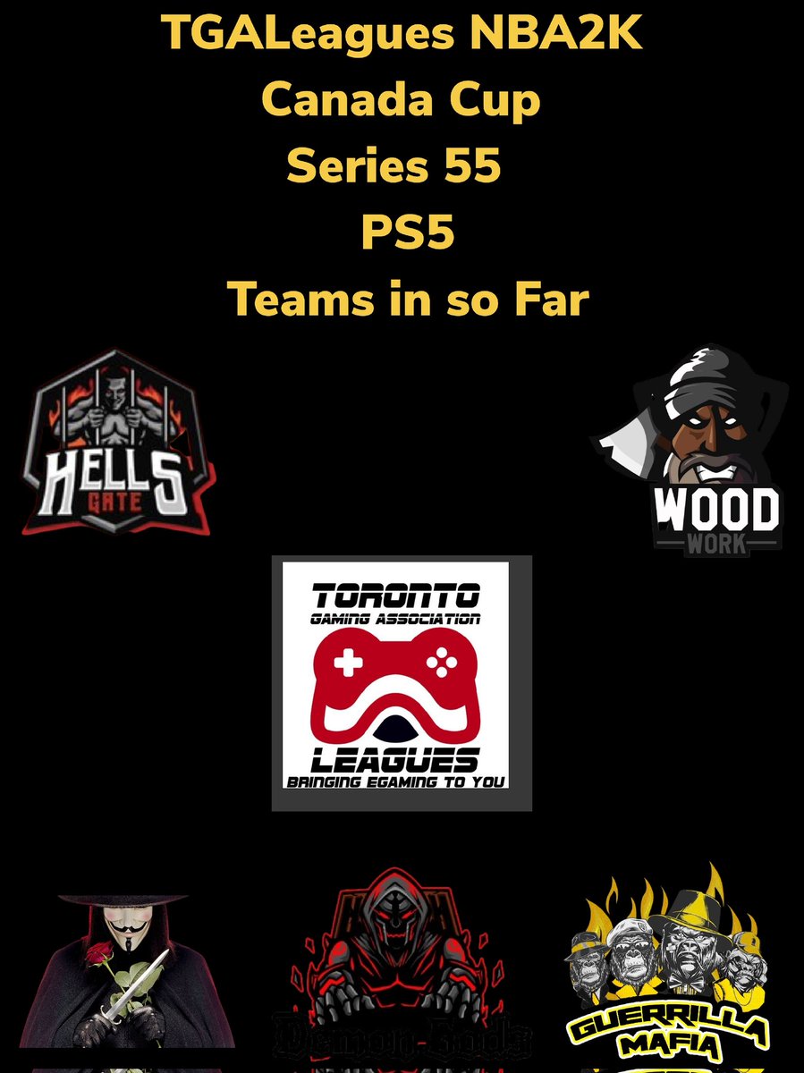 LeaguesTga's tweet photo. TGALeagues NBA2K Canada Cup Series 55 PS5 5th Team in Guerrilla Mafia WELCOME BACK!!! WHOSE NEXT? SIGN UP NOW!!! #TGALeagues #CANADACUP #NBA2K #SERIES55 #PS5 #5V5PROAM @LeaguesTGA 
@kingghost0729 https://t.co/YDECIR6OWc