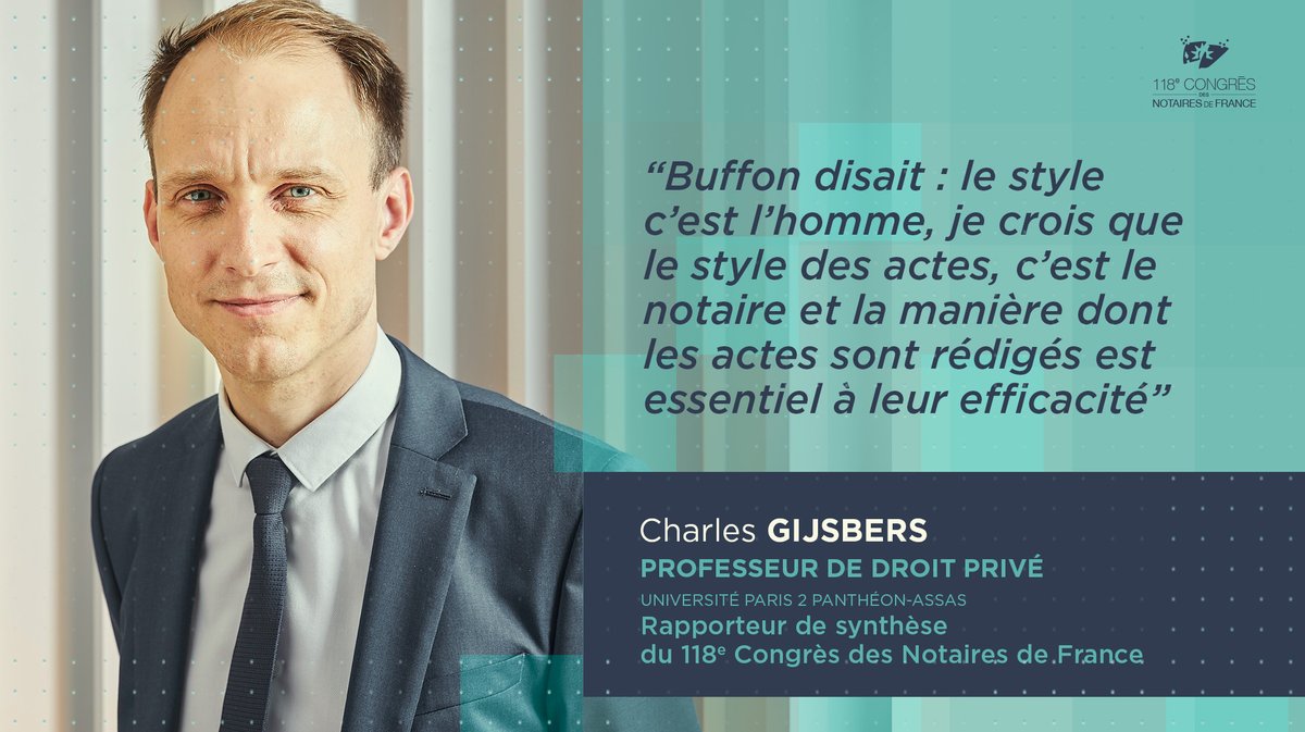 CongresNotaires's tweet photo. Le rapport du 118ème #CongresNotaires est conté avec brio par son rapporteur, Charles Gijsbers, Professeur de droit à l'Université Paris II 🗣️

#CongresdesNotaires #CDN #CDN22 https://t.co/uqn0XBETyO