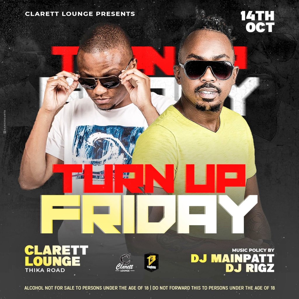 Turn up Friday with MainPat and Rigz 🔥🔥🔥
