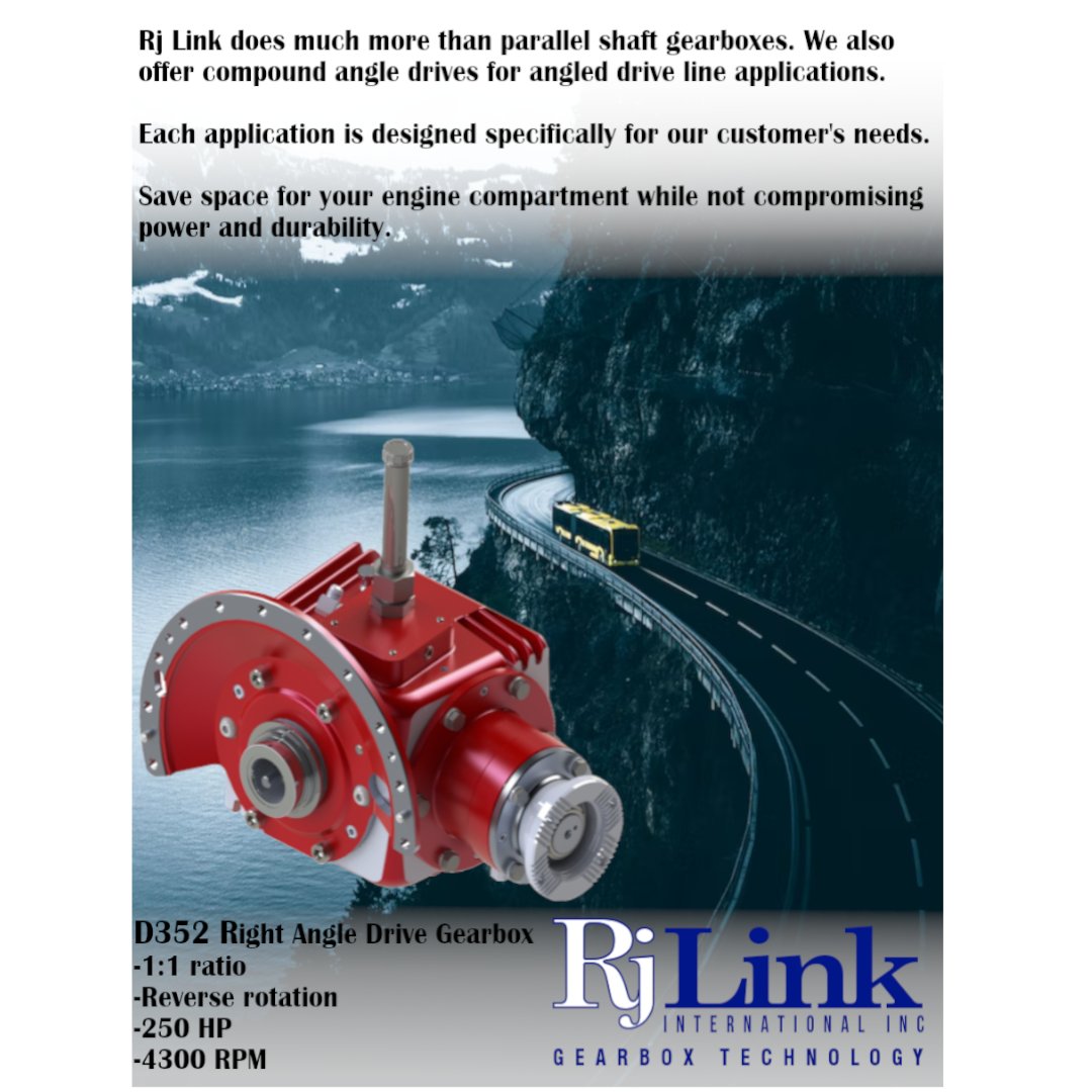 RjLinkInt1's tweet photo. Rj Link International designs for right angle drives and compound drives. Each design is specific to your application. Give us a call! #engineering #gearboxmanufacturer #gearbox https://t.co/kud96uI8h3