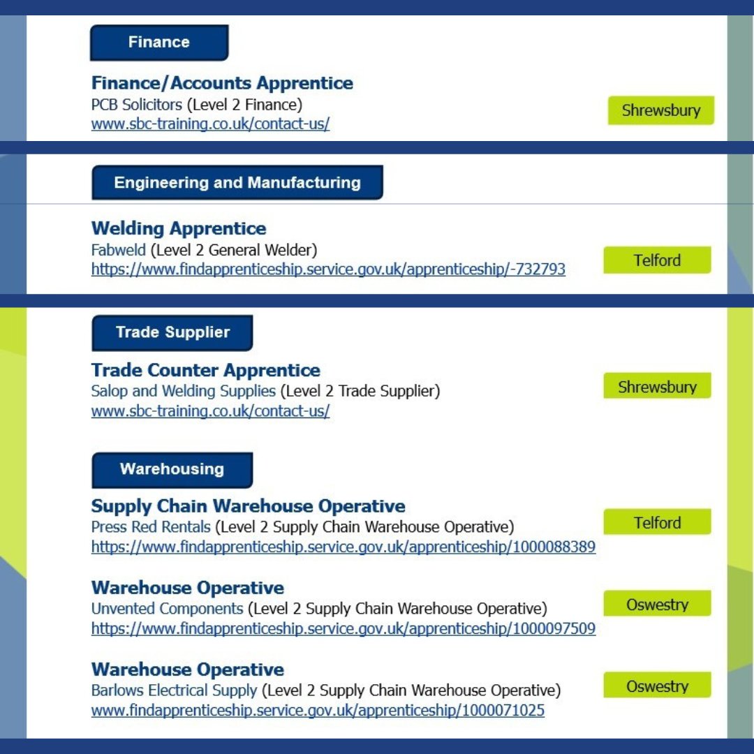 New Apprenticeship opportunities available!  
Don’t miss out, join our Talent Pool, so that we can match you to ideal opportunities as they come up.
View our current vacancies here - buff.ly/3LkGTNs
Join our Talent Pool, submit your details here - buff.ly/3RZ3C3U
