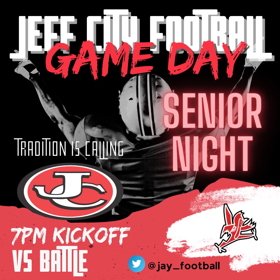 JayPrideFB's tweet photo. G A M E D A Y‼️
🏈S E N I O R N I G H T
🆚 Battle
⏰ 7:00PM
🏟 Adkins Stadium
#TraditionIsCalling https://t.co/z57vWYAVU3