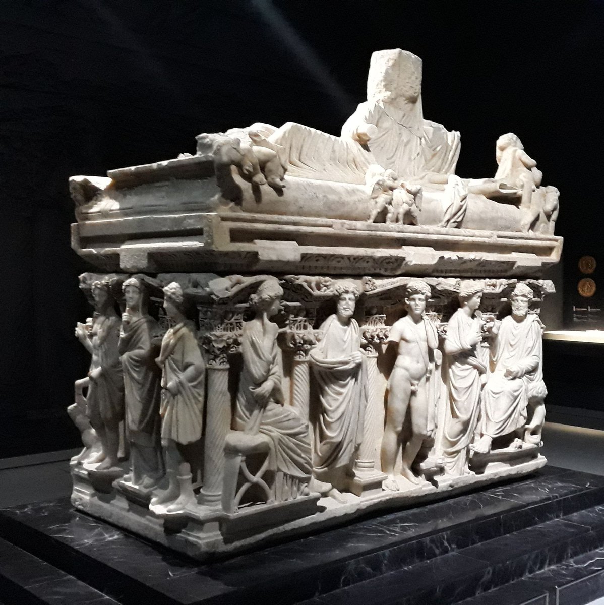 Sidamara Lahdi (Sidamara Sarcophagus) M.S. 3.yy. Hatay Arkeoloji Müzesi.#History #archaeohistories