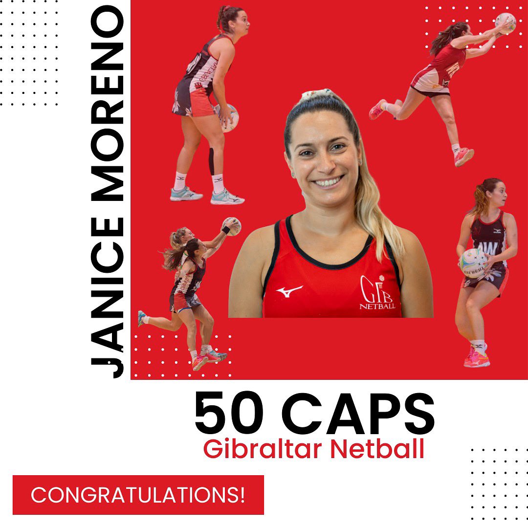 Gibraltar Netball (@gib_netball) on Twitter photo 50 CAPS ๐ฌ๐ฎ
Passionate
Determined
Hardworking
Positive
Are some of the many words to describe <a href="/_JaniceM/">Janice Moreno</a> ๐คฉ
Congratulations to our Janice Moreno who has received her 50TH CAP for Gibraltar Netball while competing at the World Cup Qualifiers in Glasgow ๐๐ฝ๐คโค๏ธ๐ฌ๐ฎ 50 CAPS ๐ฌ๐ฎ
Passionate
Determined
Hardworking
Positive
Are some of the many words to describe <a href="/_JaniceM/">Janice Moreno</a> ๐คฉ
Congratulations to our Janice Moreno who has received her 50TH CAP for Gibraltar Netball while competing at the World Cup Qualifiers in Glasgow ๐๐ฝ๐คโค๏ธ๐ฌ๐ฎ