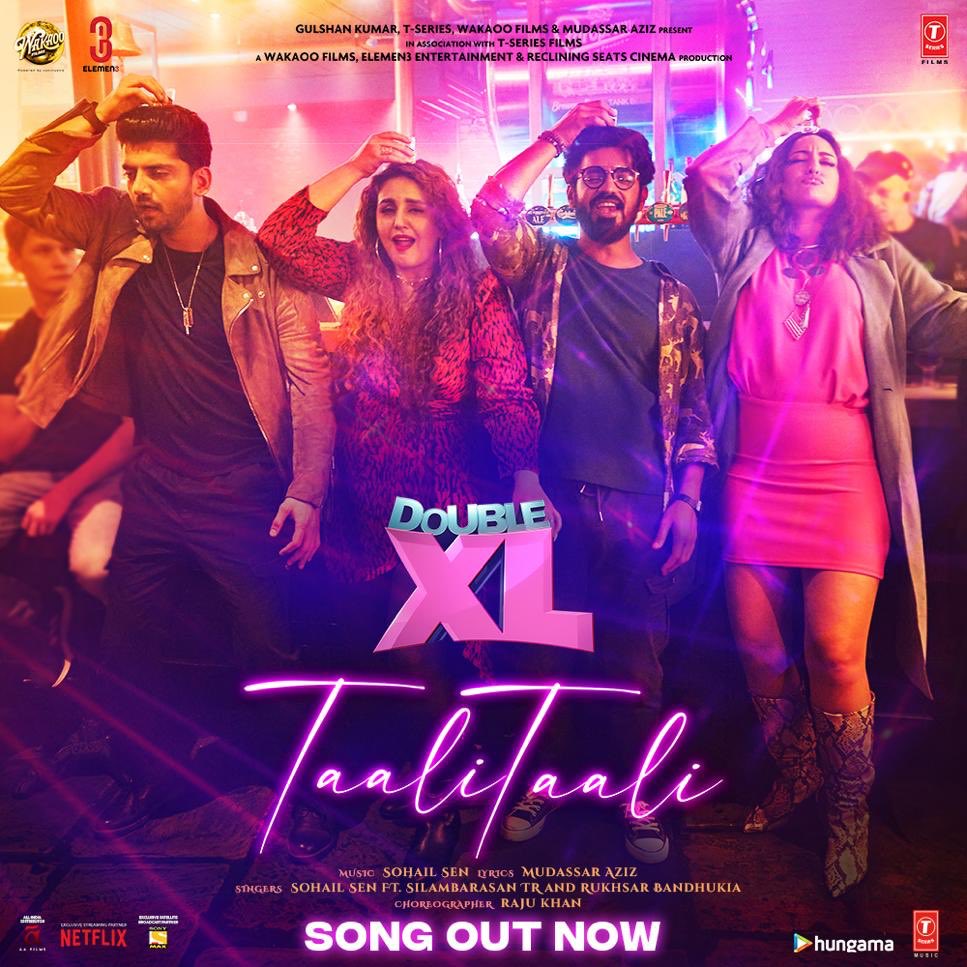 sri50's tweet photo. #TaaliTaali #DoubleXL &amp; @SilambarasanTR_  👇

#SonakshiSinha @humasqureshi #ZaheerIqbal @MahatOfficial #BhushanKumar  @VipulDShahOpti @ashwinvarde @sohail_sen @TSeries 

https://t.co/wsJcp6xy3J https://t.co/xxlMW9pb63
