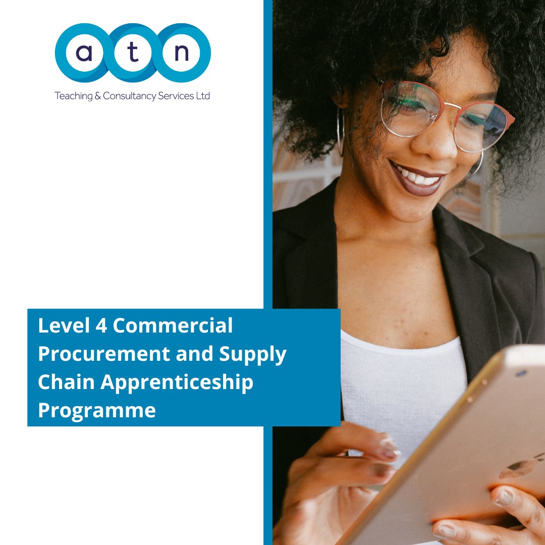 ATNGroupUK's tweet photo. Are you looking to take the next steps in your Procurement &amp; Supply career? Or are you an employer looking to upskill a member of your team?
We’re enrolling Level 3 &amp; Level 4 apprentices for our January 2023 cohort. https://t.co/bG17ar0WSJ #apprenticeships https://t.co/iYXHjkRezA