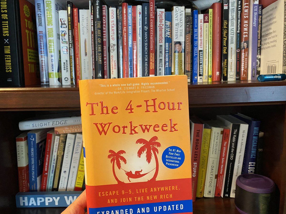 n_cepelinski's tweet image. RT @DavidINathan: Just want to thank @tferriss for writing #the4hourworkweek. One of the most personally impactful books I’ve ever read to this day.

#timecompounding #Entrepreneurship #mindset #marketing #personaldevelopment #business #nomore9to5 #freed…
