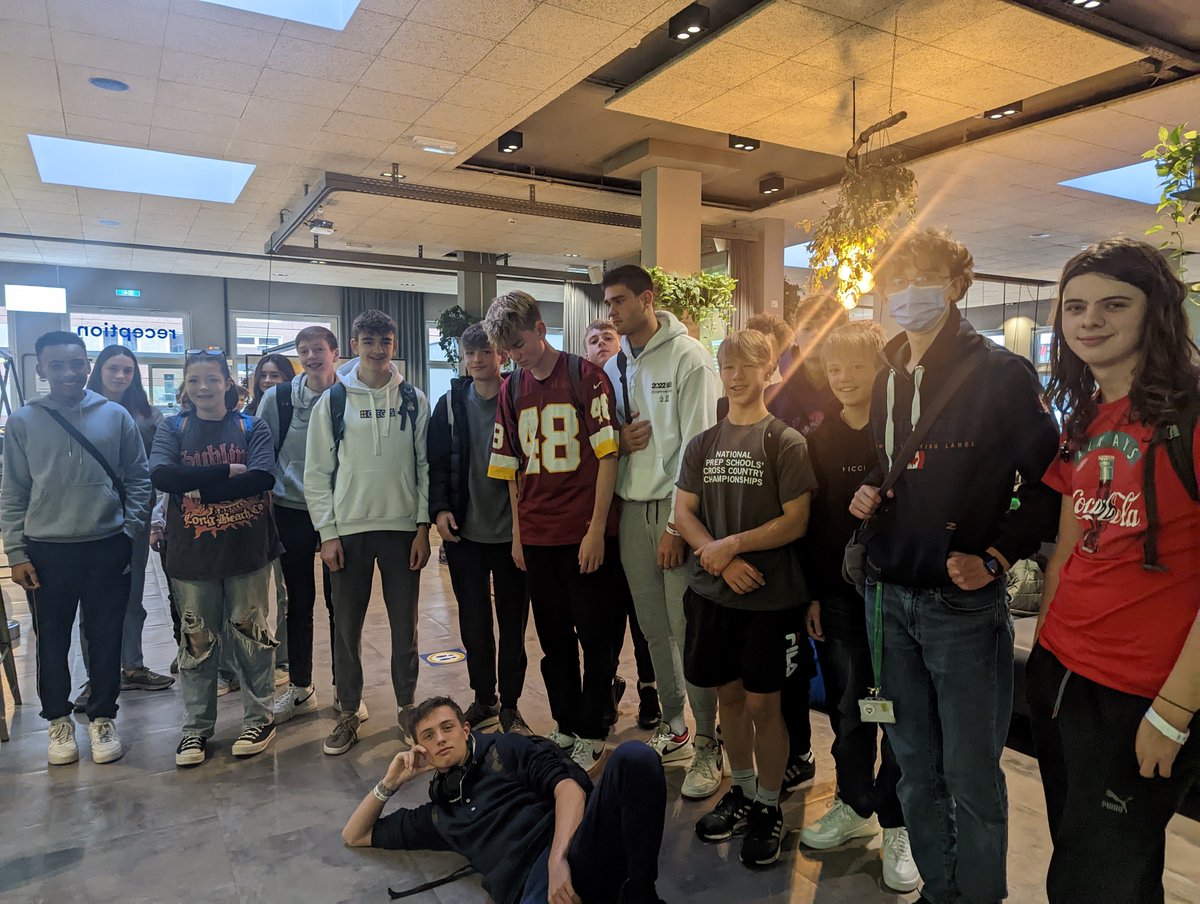 SidcotSchool's tweet photo. Fifth Form History &amp; German Trip

After arriving safely last night, the students will be exploring Berlin on foot and using the tube and tram.
Keep an eye out for more Berlin Trip updates!

#sidcot #school #berlin #schooltrip #trip #travel #teaching #education #halfterm #holidays https://t.co/afdiyR2csn