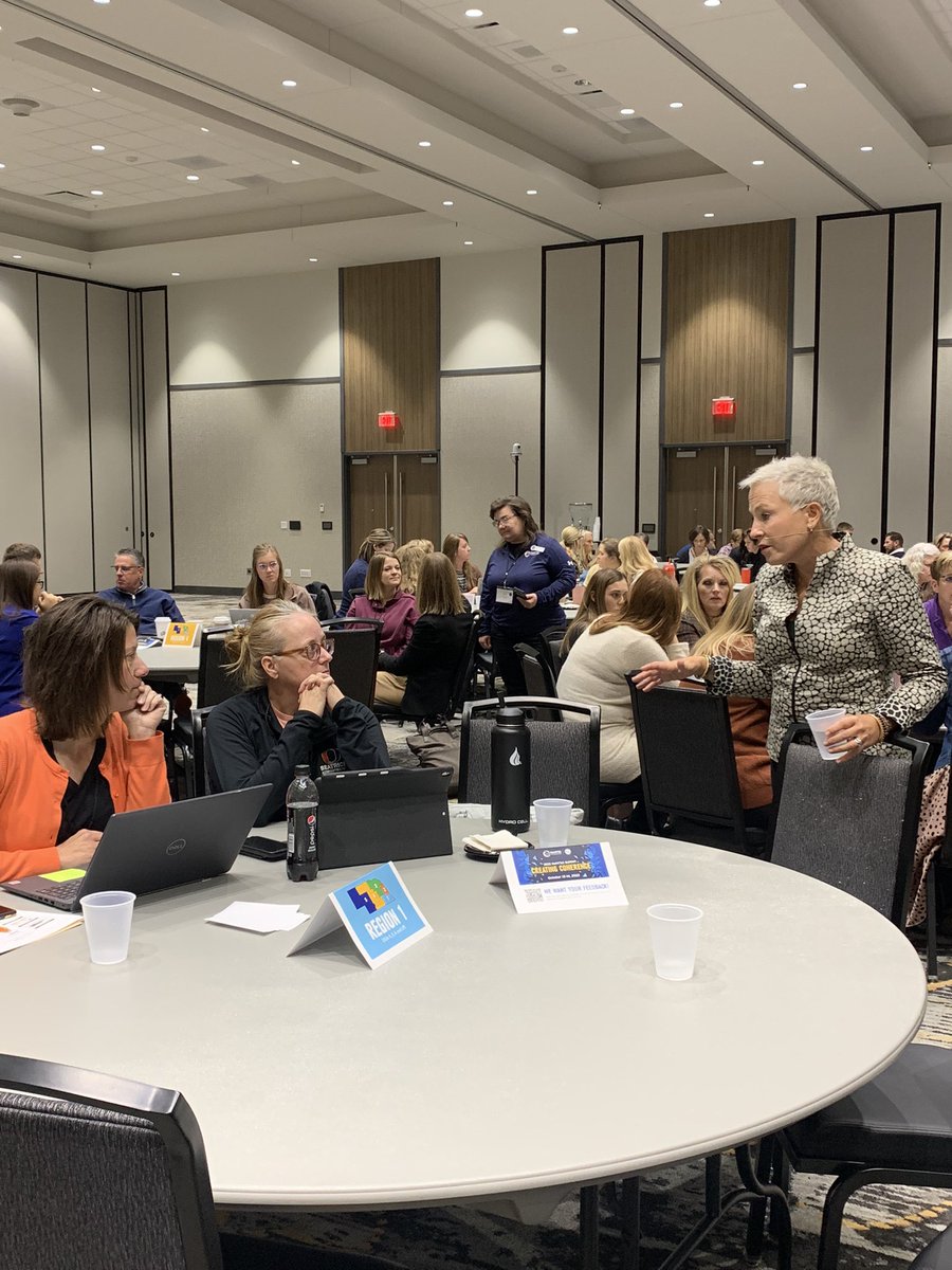 NDE_News's tweet photo. ESU’s have broken out in groups and are interacting, assessing, and sharing their district’s level of “coherence” in the implementation of their MTSS framework. #NeMTSS22 https://t.co/a7zExWdU8F