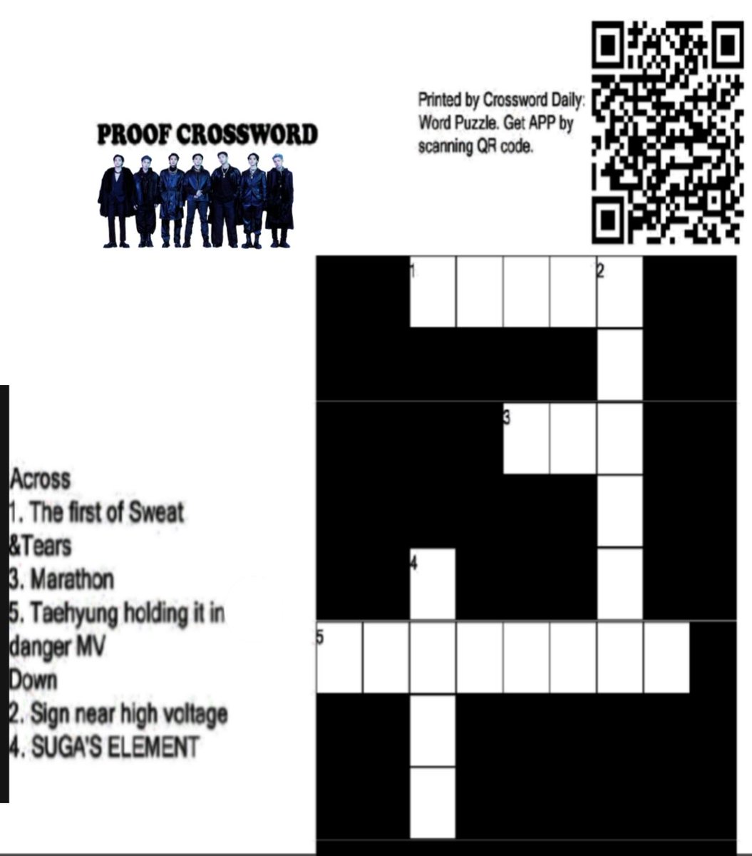 BtsGreekleague's tweet photo. Army drop your Team💜 #TeamRUNBTS or #TeamForYouth
#ProofGlobalBattle + your SS from  your streaming track.

We made a liitle fun crossword to 
in case you want to solve.
Have fun ⏱️
#Btsarmy https://t.co/c9ZrFaa7Iu